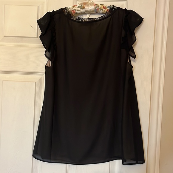 Lace Trim Blouse - Picture 3 of 5